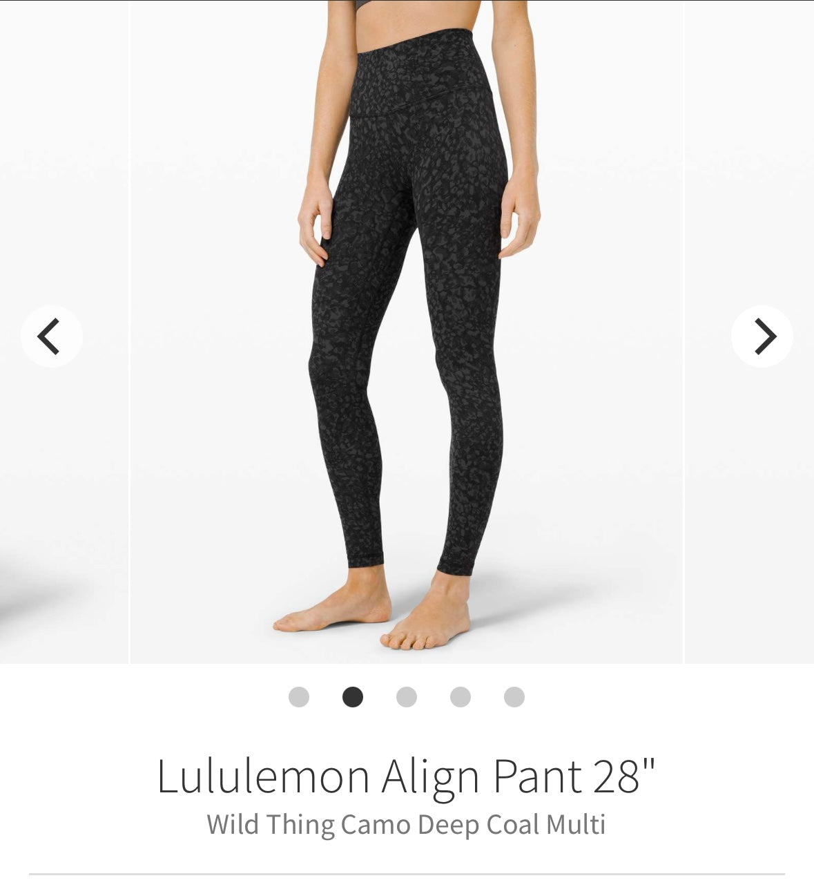 #133 Lululemon Sz 0 Align Pant 28 inch