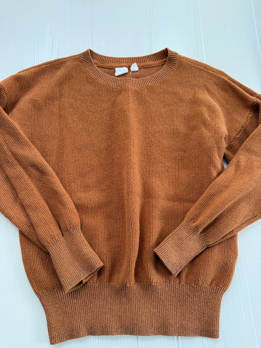 #167 Gap Girls Brown Sparkle Sweater - L