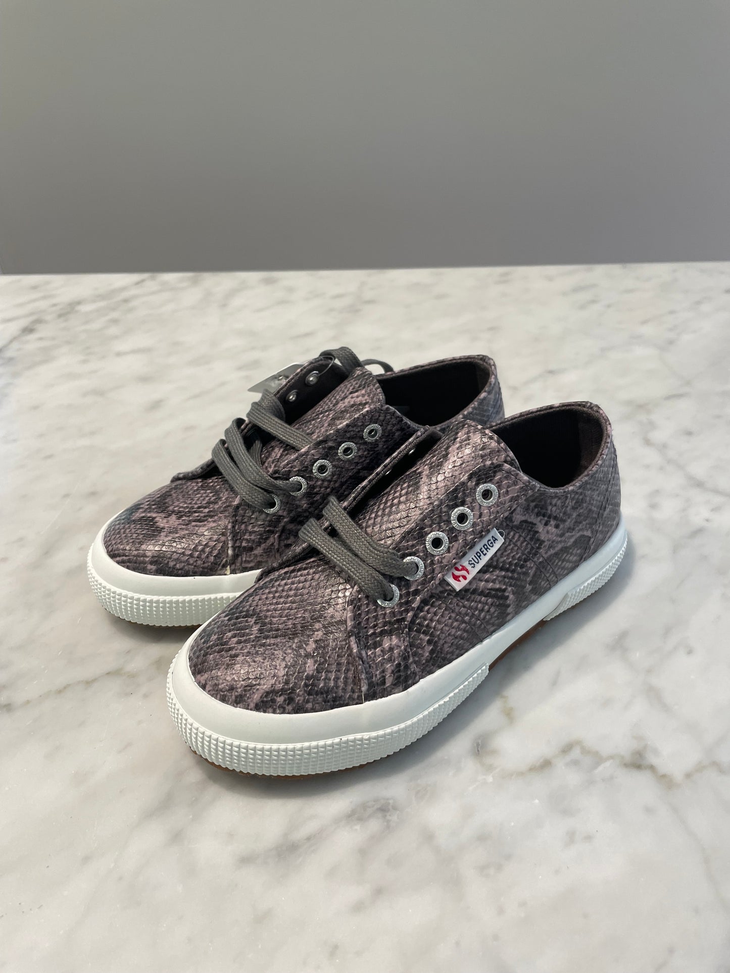 #52 - Superga Snake Embossed Sneaker, Girls, Size 12 / 29EU - NEW