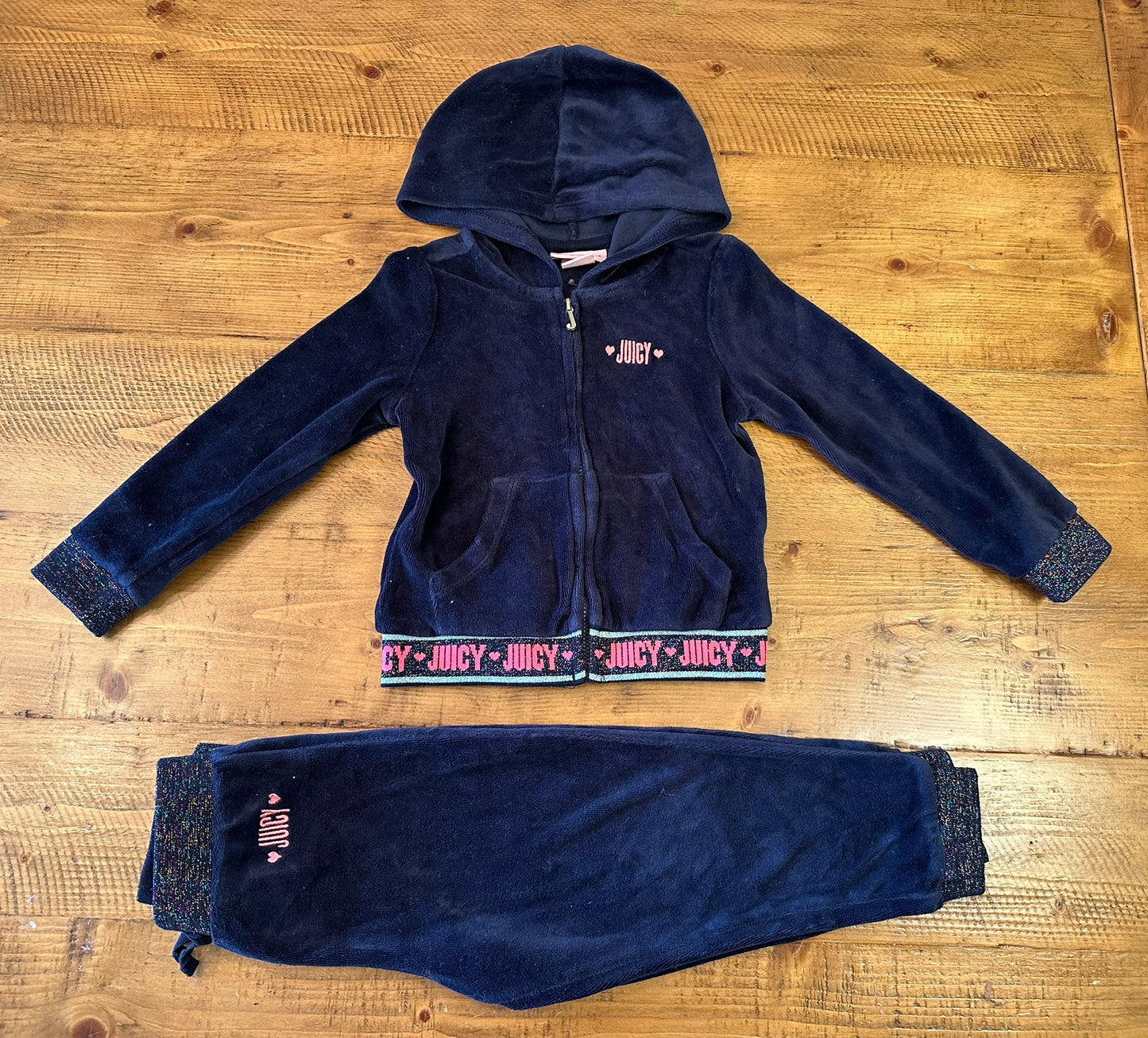 #88 3T Juicy Couture Velour set  VGUC