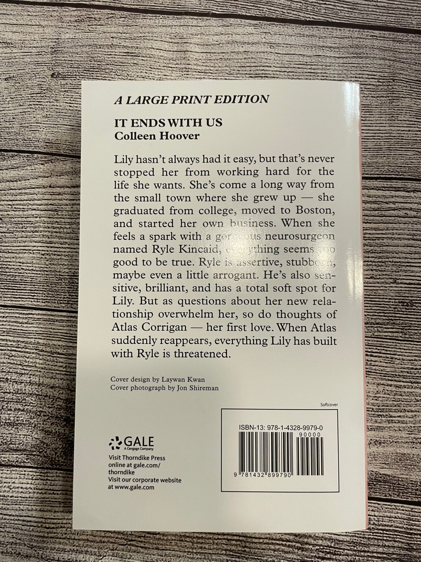 Seller #171 - Book It Ends With Us By Colleen Hoover