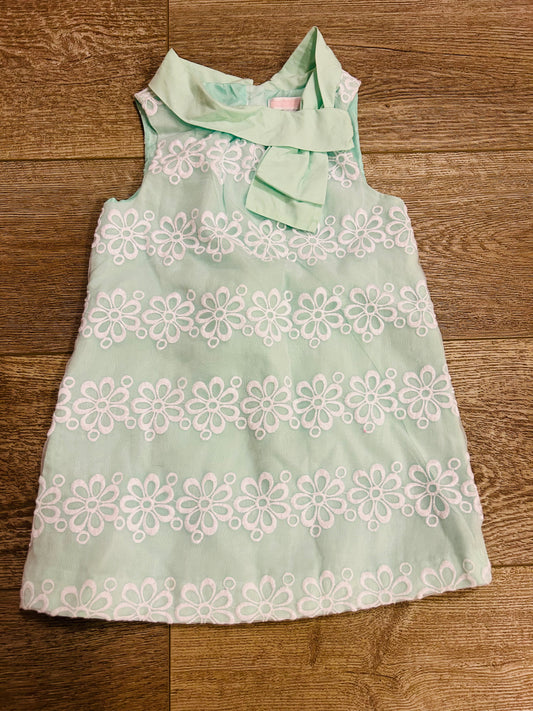 Janie and Jack 18-24m Dress with Sheer Overlay and Embroidery