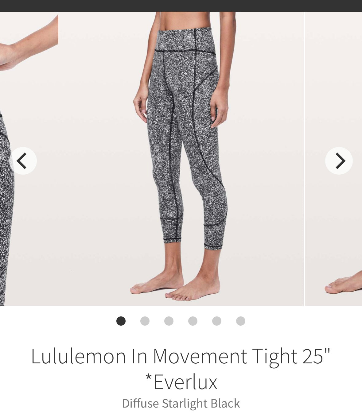 #133 Lululemon Sz 2 In Movement Tight 25 inch