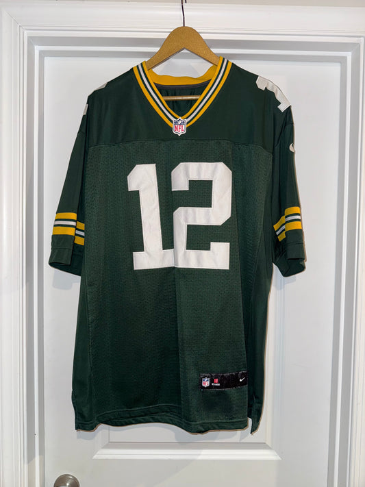 Seller #106: *Reduced* XL Green Bay Packers Rodgers Embroidered Jersey