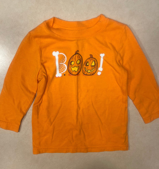 #200 Cat & Jack Boo! Halloween Shirt 18m