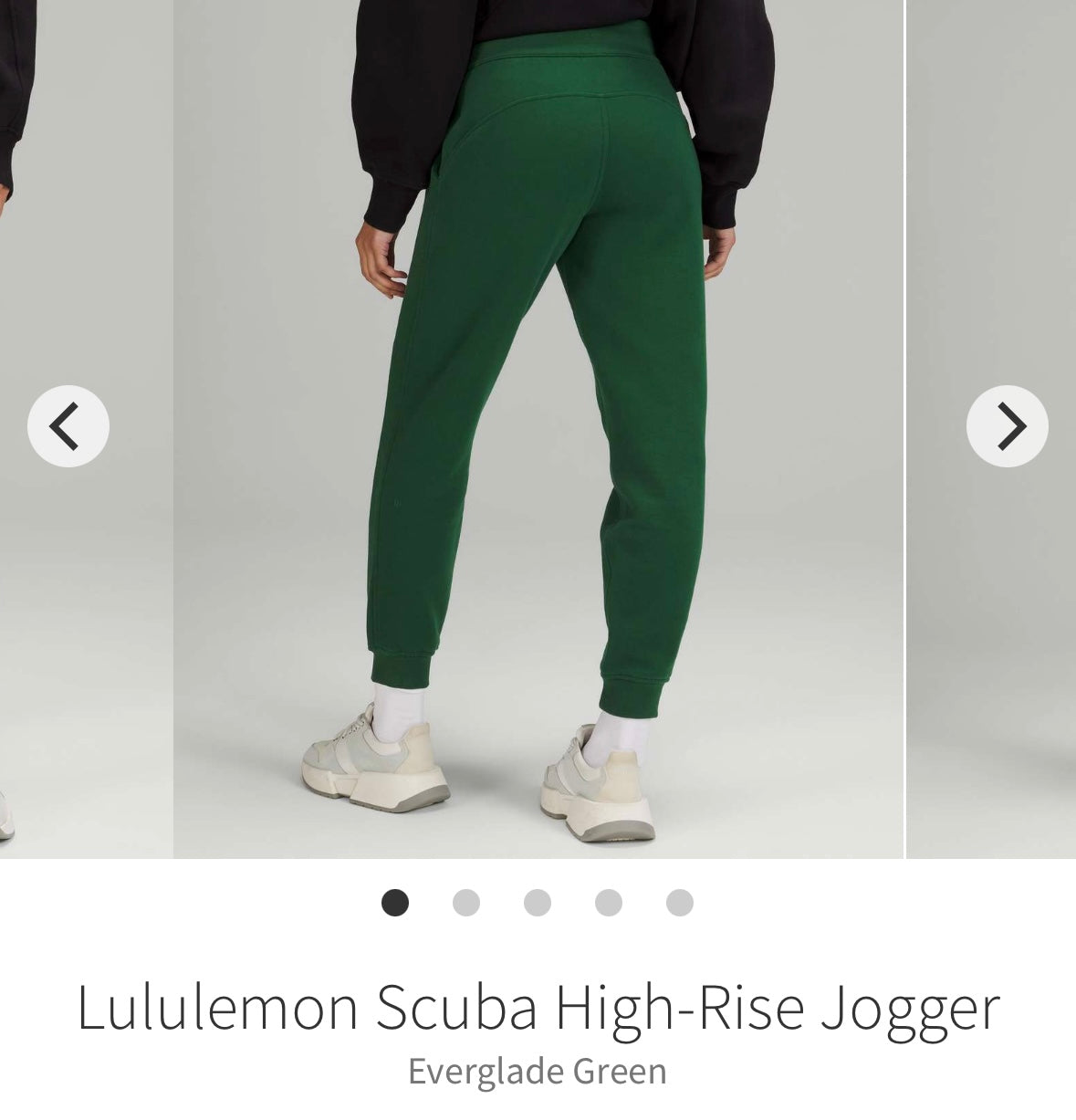 #133 Lululemon Sz 0 Scuba High Rise Jogger