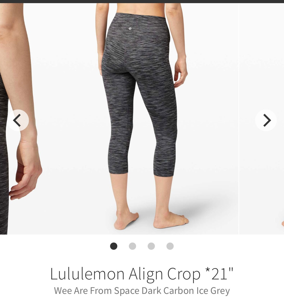 #133 Lululemon Sz 2 Align Crop 21 inch