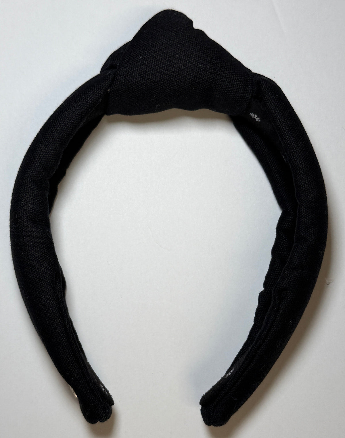 Seller 156_LeLe Sadoughi Black Woven Knotted Headband