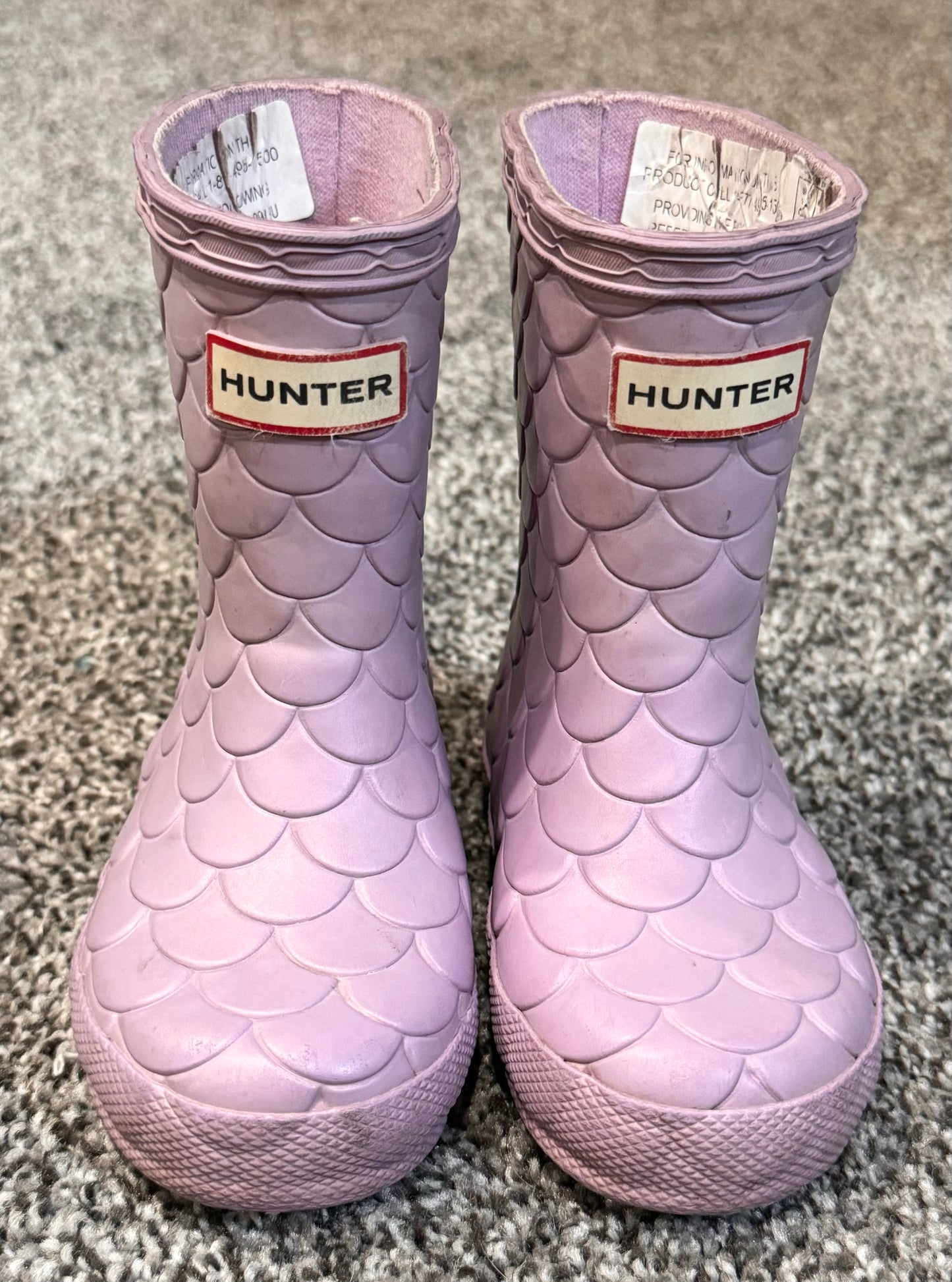 #85 GUC - Hunter Boots - Girls Toddler 6