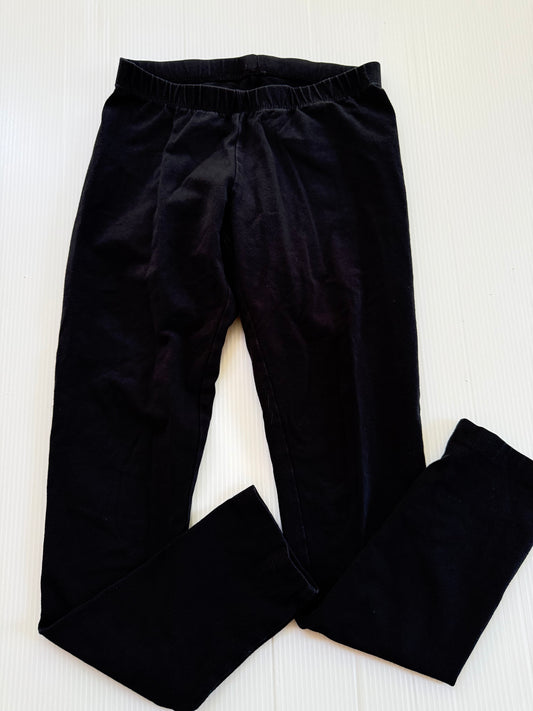 #167 Cat & Jack Girls Black Legging - M (7/8)