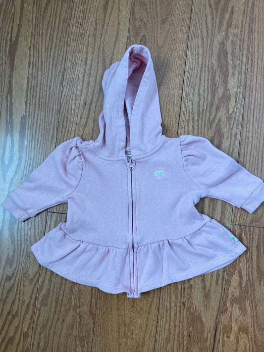 #42 Pink Hooded Sweatshirt Girls 18 Months