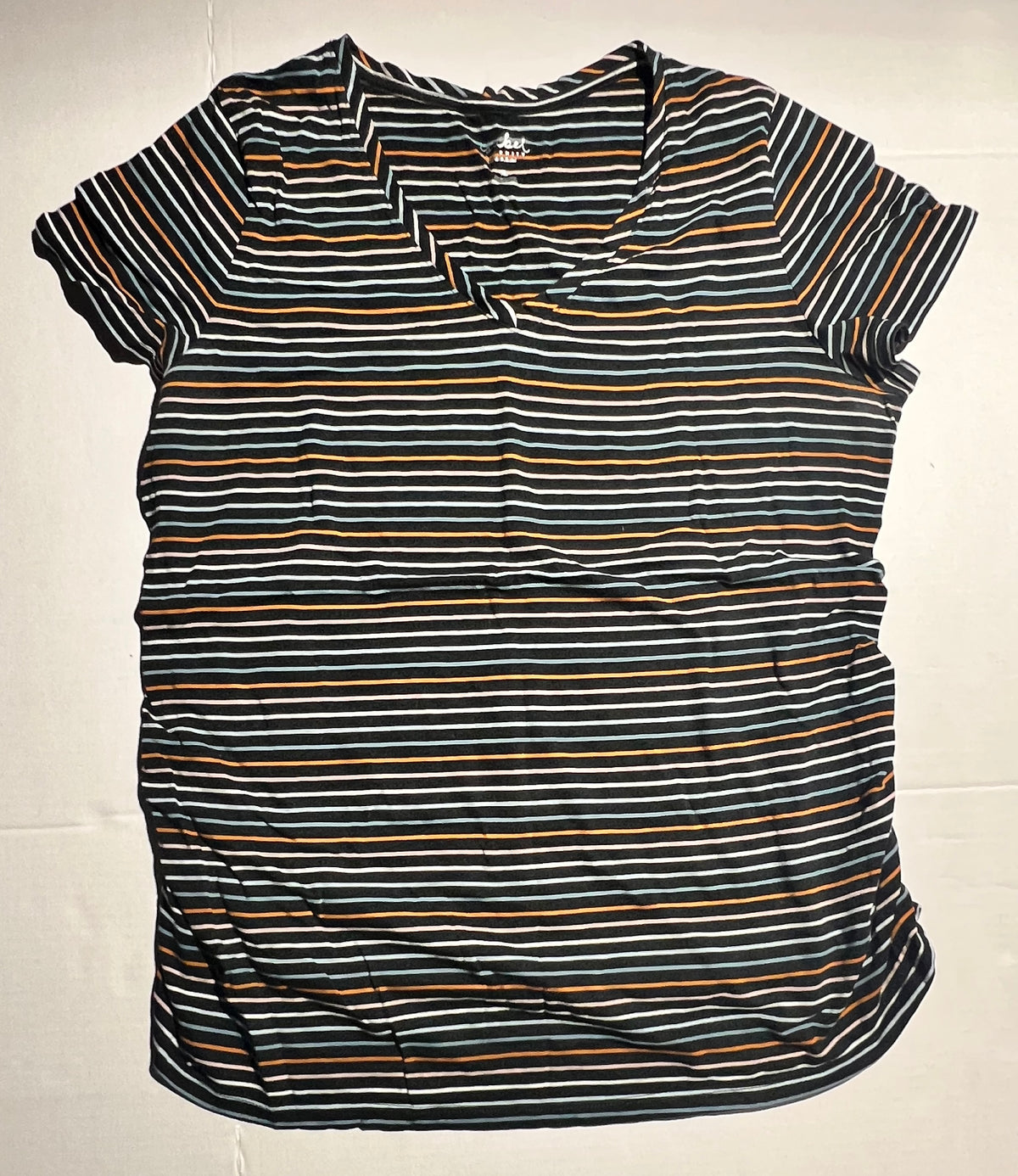 #95 Isabel Maternity XL Striped Tee