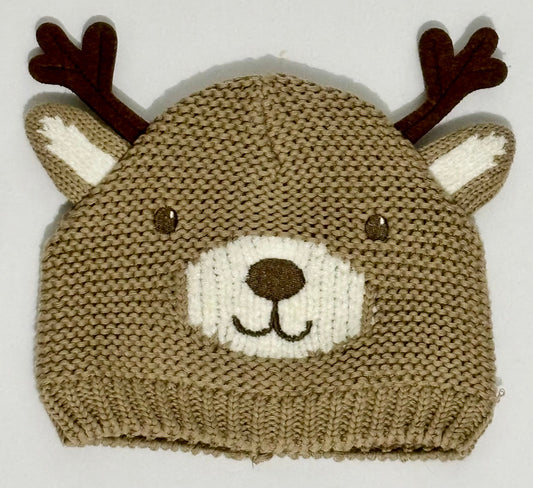 #132 - REDUCED- Carter's: Baby Reindeer Hat, 3-6M