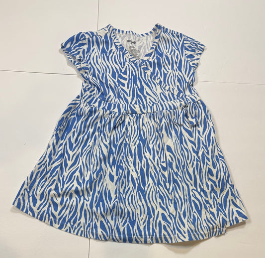 #141  Girls 4/5 Diane Von Furstenberg for Target Blue and White Print  Dress 2 of 2 available