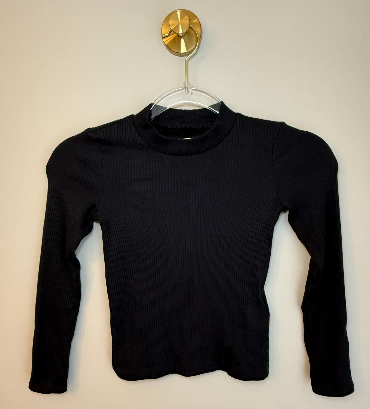 Seller 156_Abercrombie Kids black LS mockneck shirt Girls Size 7/8