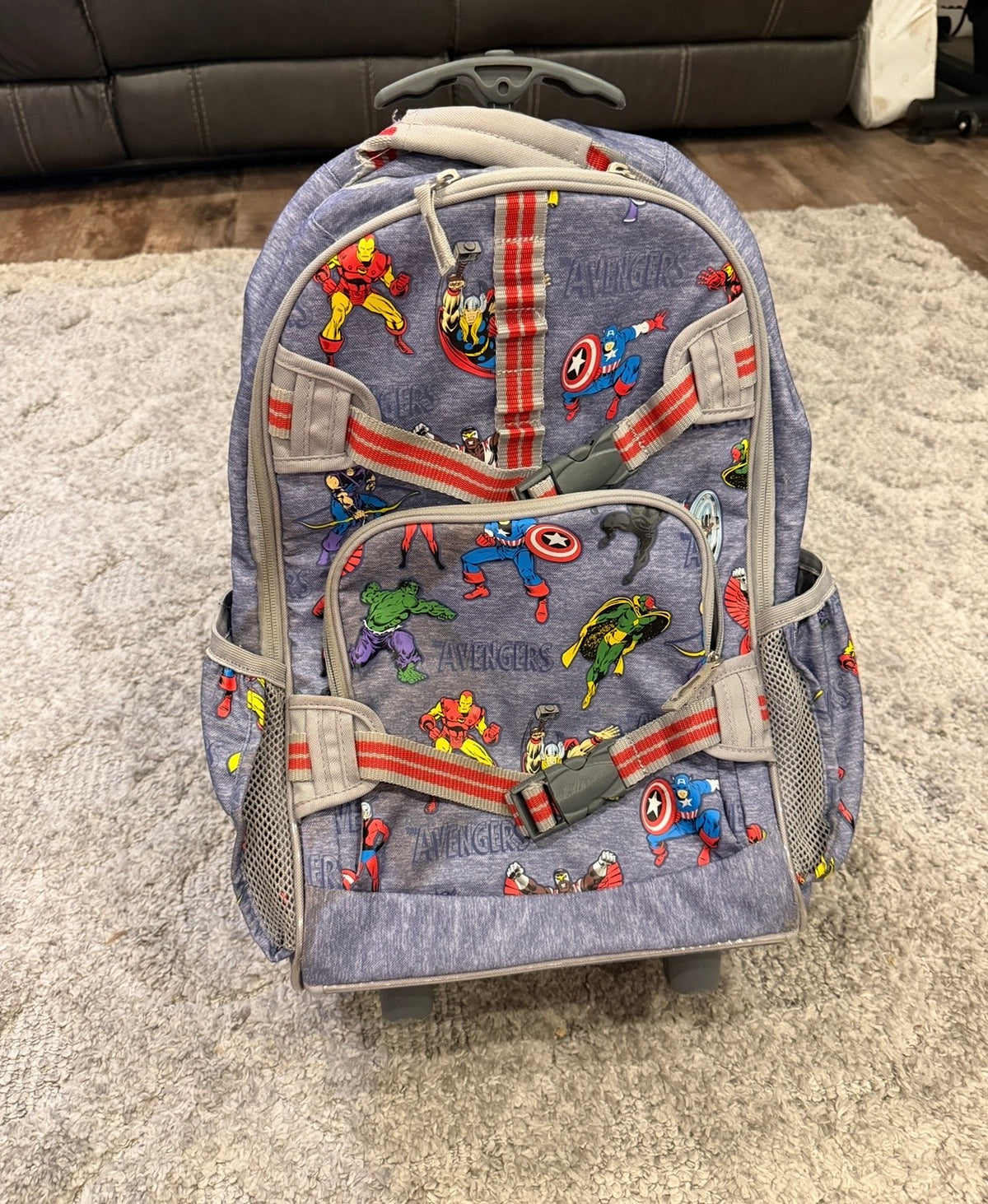 16 - Pottery Barn Avengers Rolling Backpack