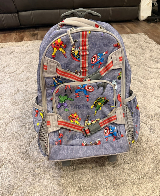16 - Pottery Barn Avengers Rolling Backpack