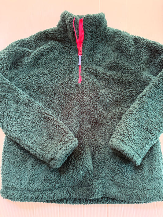 #167 Crewcuts Girls Green Sherpa - 10