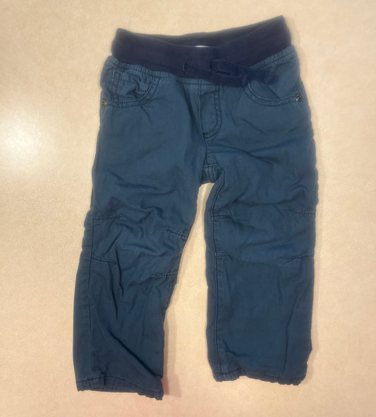 #200 Gymboree Blue Fleece Lined Pants Boys 2T