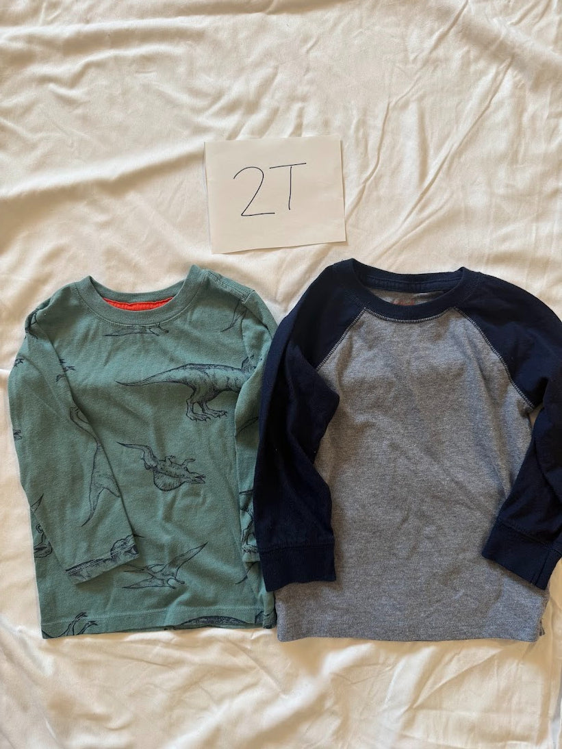 Seller #67 Boys 2T Cat & Jack Long Sleeve T-Shirts- REDUCED