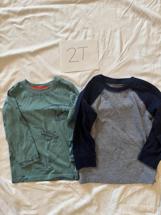 Seller #67 Boys 2T Cat & Jack Long Sleeve T-Shirts- REDUCED