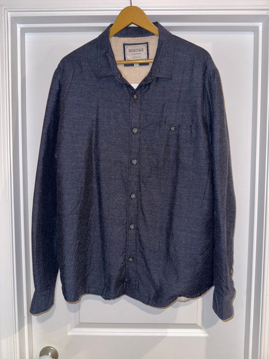 Seller #106: *Reduced* Mens XL Heritage Lined Button Down NWT
