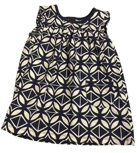 Size 2T - Tea collection - navy & white dress