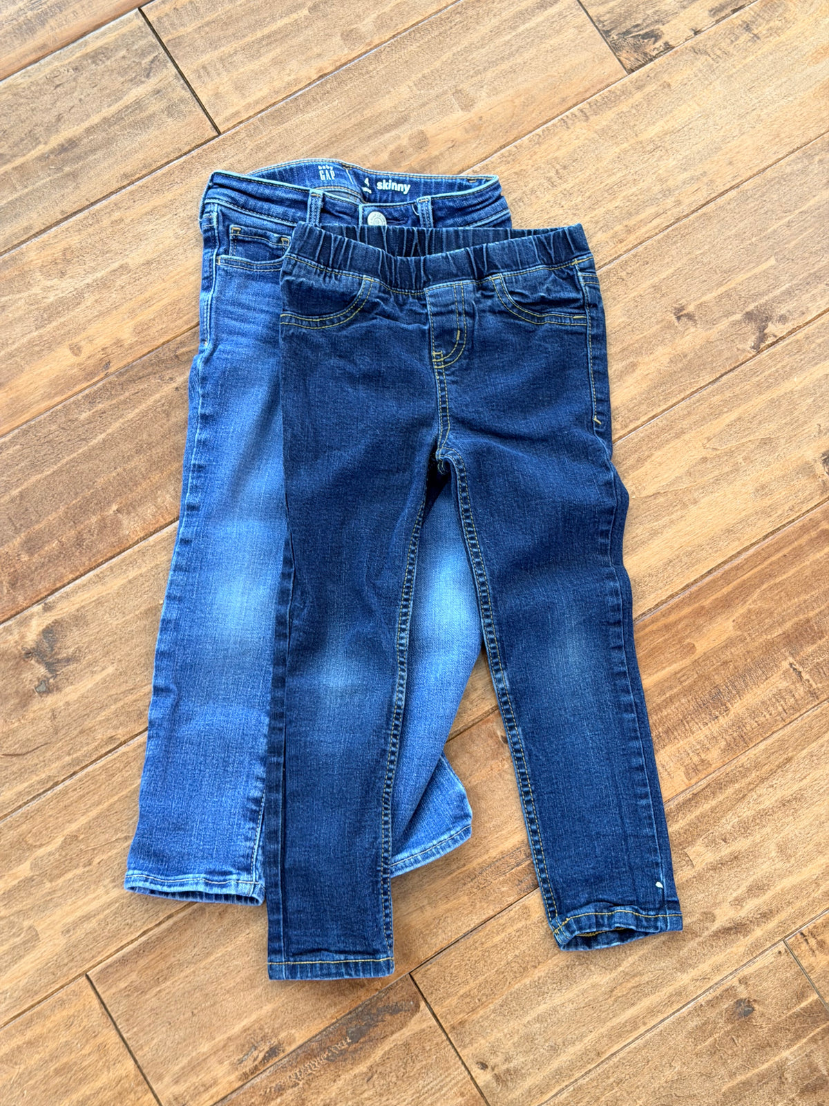 #99 girls GAP and cat and Jack skinny jeans size 4
