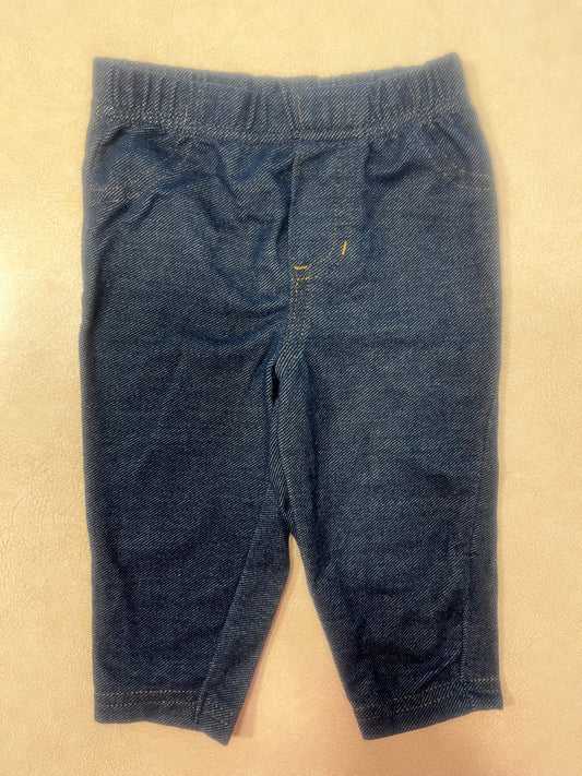 #200 Carter's Child of Mine Jean Leggings 3-6m