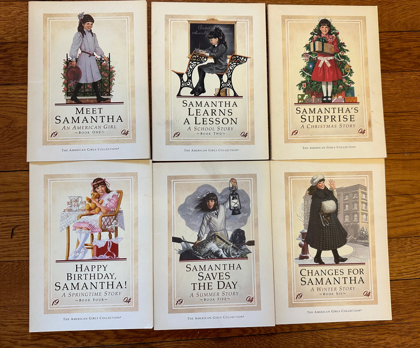 Set of 6 Samantha American Girl Books