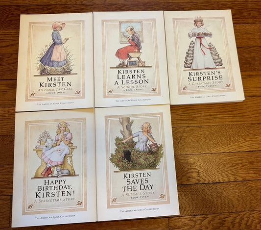 Set of 5 Kirsten American Girl Books