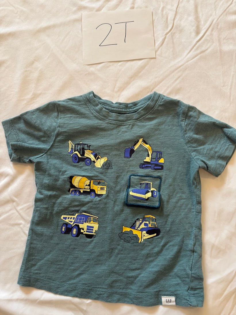 Seller #67 Boys 2T Gap Constriction Vehicle T-Shirt