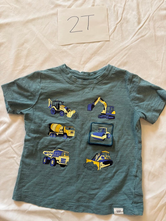 Seller #67 Boys 2T Gap Constriction Vehicle T-Shirt