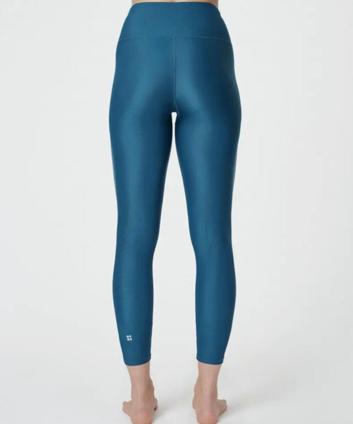 #163 Sweaty Betty Teal Leggings - Women's M - EUC