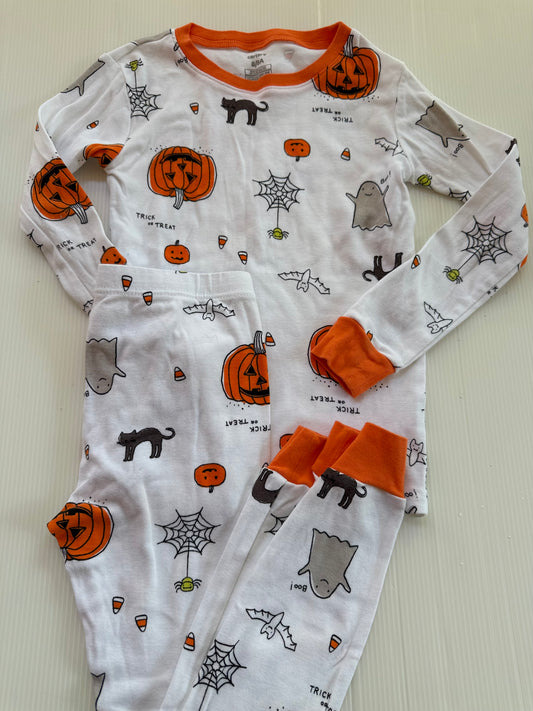 #167 Carters Girls Halloween Pajamas - 8