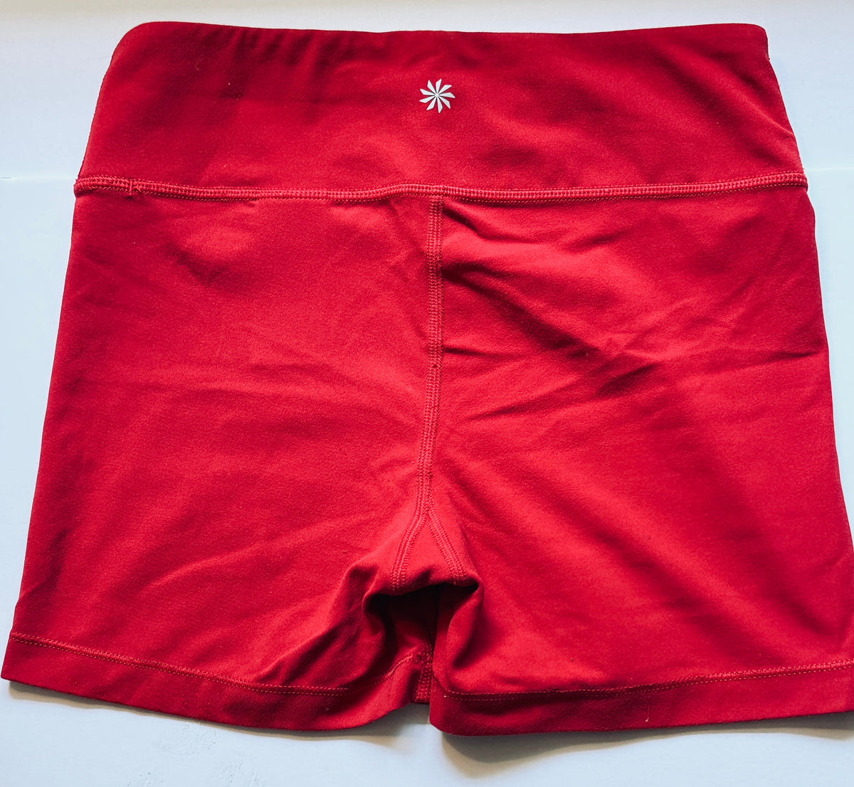 Seller 156_Athleta Girl Set in Red Chit Chat short Size L 12 Top M8-10