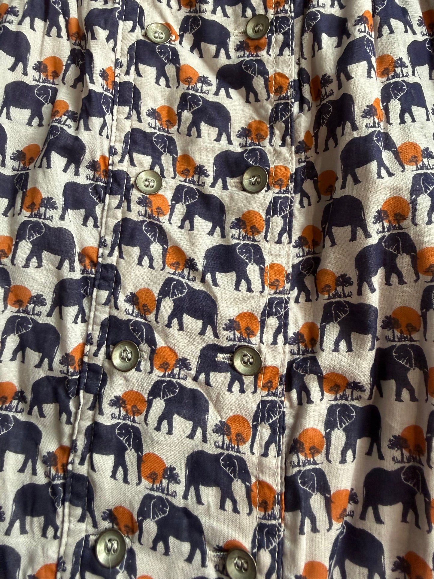 114 BCBG strapless Elephant dress