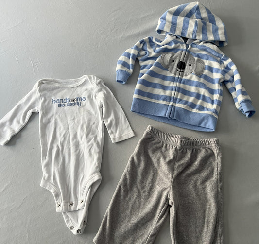 #211 REDUCED Carters 3m Koala Jacket Outfit