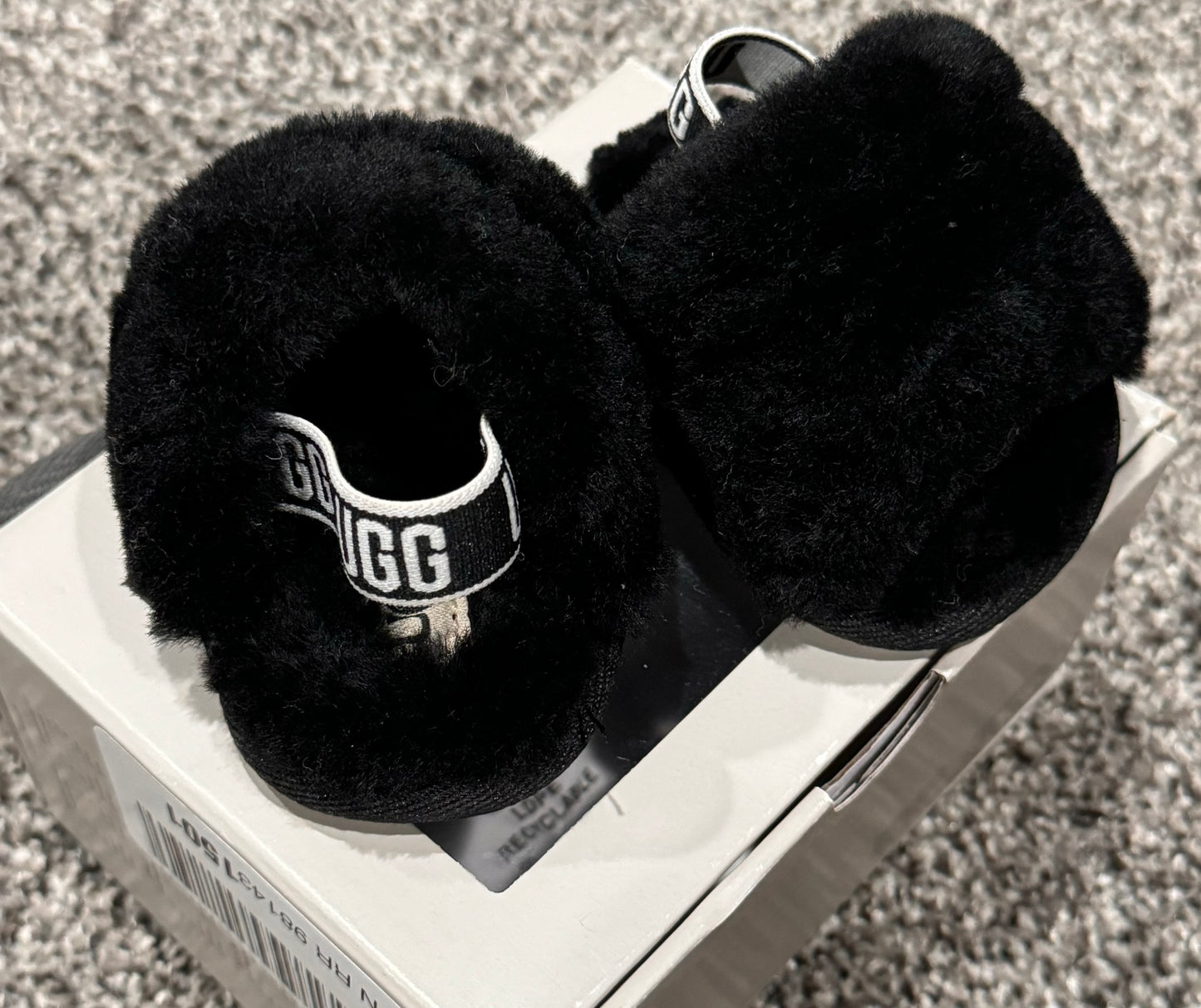 #85 EUC - Ugg Fluff Yeah Slides - Girls 0/1 Infant