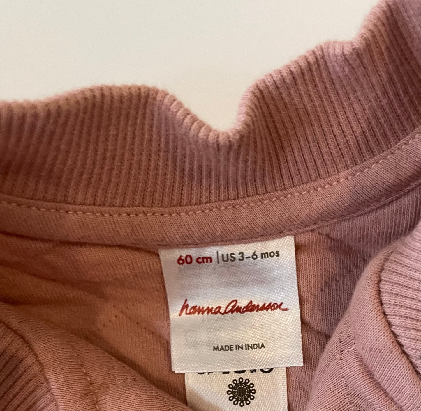 Hanna Andersson pink jacket size 6 months