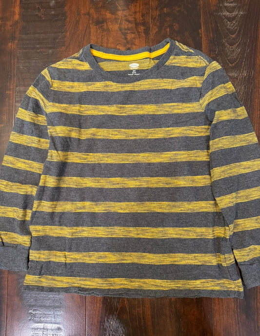 #83 Old Navy Striped Long Sleeve Shirt - Boys Small 6/7