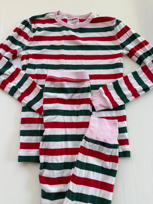 #167 Crewcuts Girls Striped Pajamas - 12