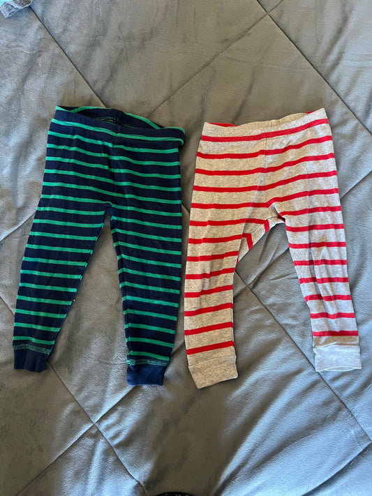 **REDUCED** Carter's Striped Pajama Pants Size 18mo