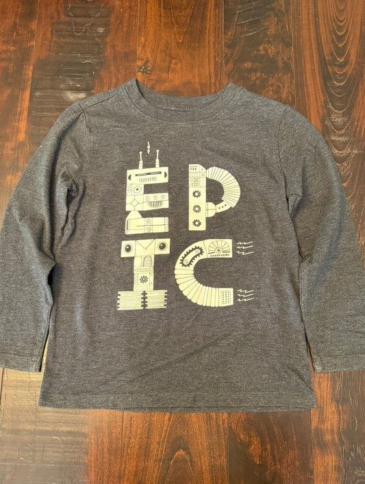 #83 Cat & Jack Long Sleeve Graphic Tee - Boys XS 4/5