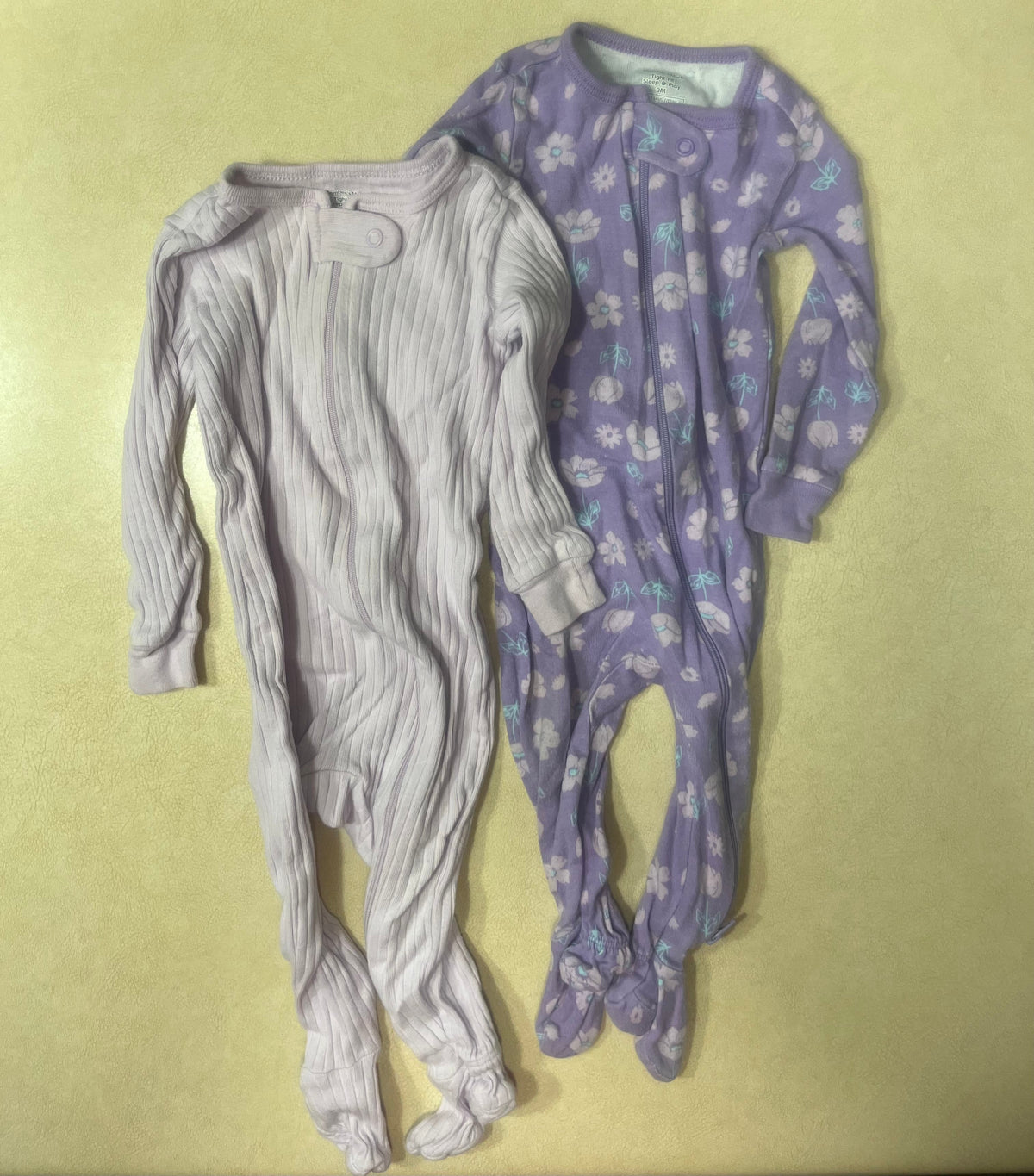 #200 Member's Mark Purple Pajamas Bundle Girls 9m