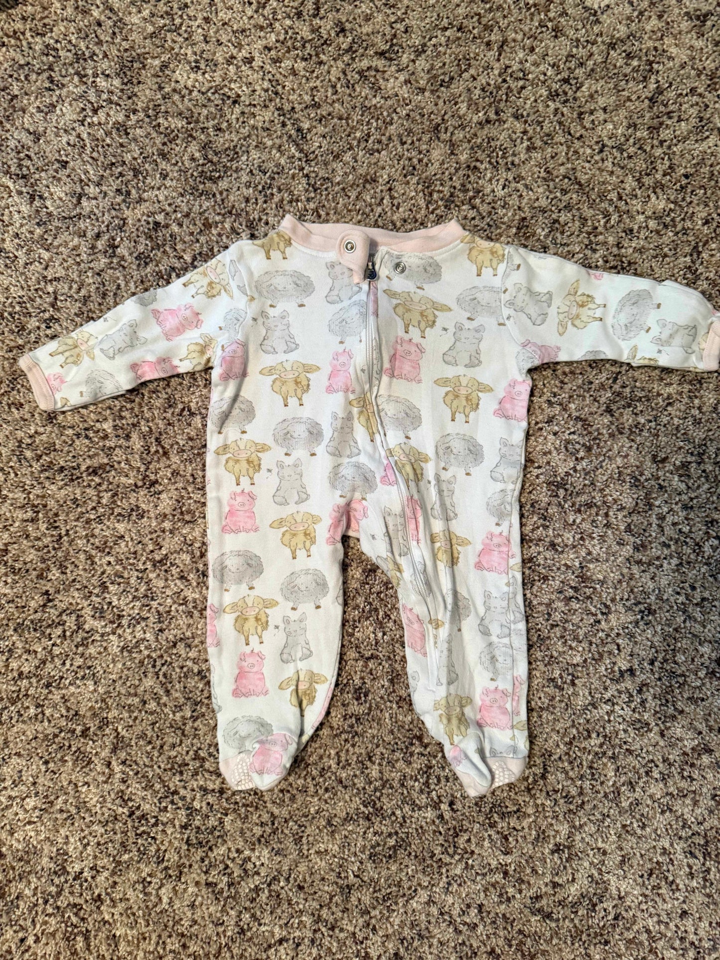 SELLER #6 Burts Bees Newborn Animal Sleeper