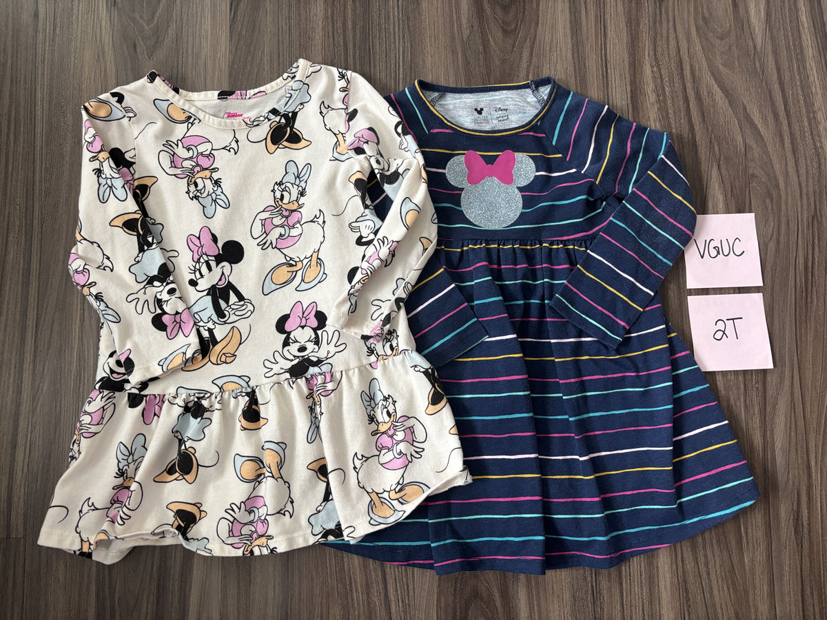 #138 - 2T VGUC Minnie Dresses (2)