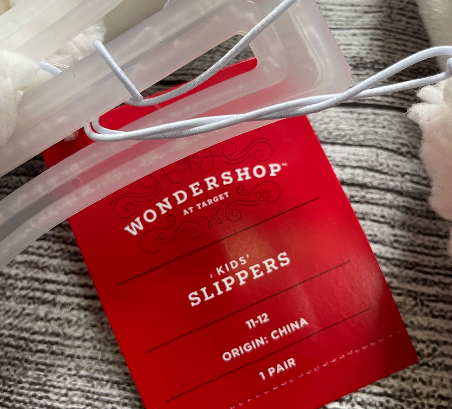 Seller #171 New WonderShop Kids 11-12 Slippers