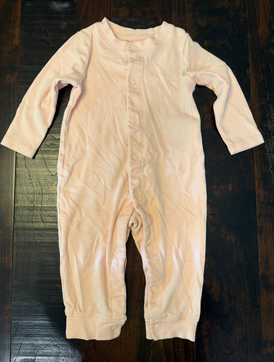 #83 Amazon Basics Light Pink Romper - Infant 9 Months