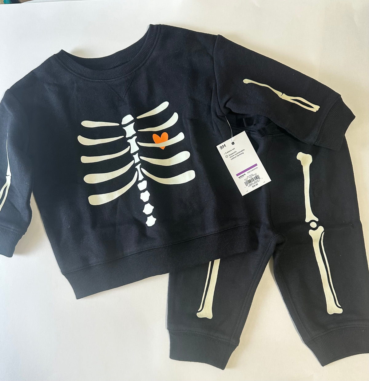 Seller 182. NWT 9 months fleece jogger set jumping beam